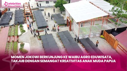 Momen Jokowi Berkunjung ke Waibu Agro Eduwisata, Takjub dengan Semangat Kreativitas Anak Muda Papua