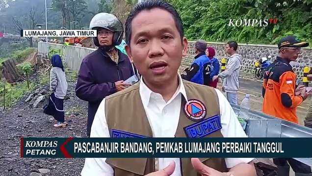 Pasca Banjir Bandang Lahar Semeru, Pemkab Lumajang Perbaiki Tanggul yang Rusak