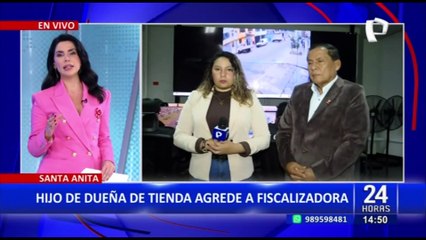 Santa Anita: hijo de dueña de tienda agrede físicamente a fiscalizadora durante clausura de tienda