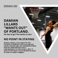 | IKENNA IKE | DAMIAN LILLARD “WANTS OUT” OF PORTLAND. NO POINT IN STAYING (PART 1) (@IKENNAIKE)