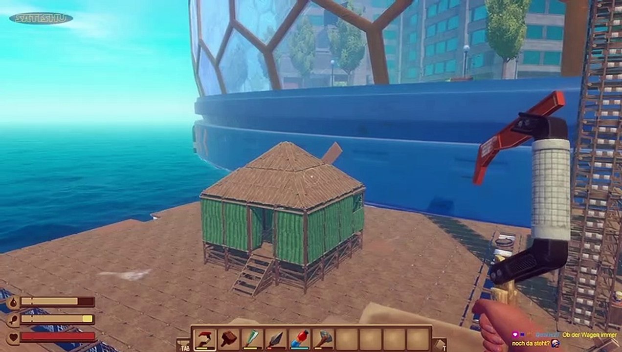 Hier ist der Eingang zu lauter lustigen Rätseln. | Raft | Ep. 64