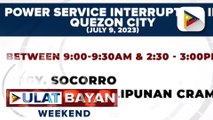 Meralco, magpapatupad ng power interruption sa Quezon City sa Linggo