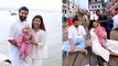 Debina Bonnerjee Gurmeet Choudhary Daughter Divisha का Varanasi में Mundan Ceremony Video Viral