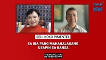 Sen. Koko Pimentel sa iba pang mahahalagang usapin sa bansa – Part 2 | The Mangahas Interviews