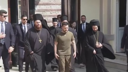 El presidente de Ucrania se reúne con el Patriarca Ecuménico Bartolomé de Constantinopla