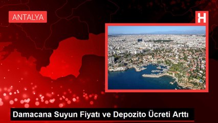 Damacana Suyun Fiyatı ve Depozito Ücreti Arttı
