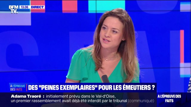 Les émeutiers ont-ils écopé de peines exemplaires ? La vérif de Céline Pitelet