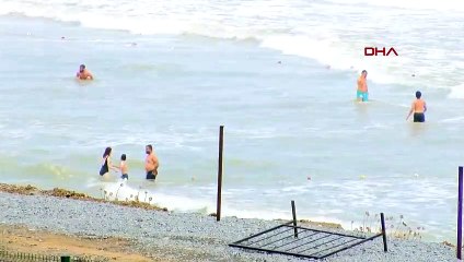 Il est interdit d'entrer dans la mer le week-end à Sarıyer