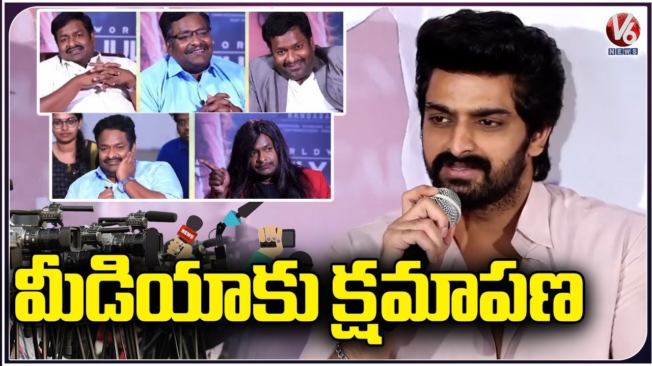 Naga Shaurya Says Sorry To Media Reporter Over Comedian Satya Spoof Interview | V6 News