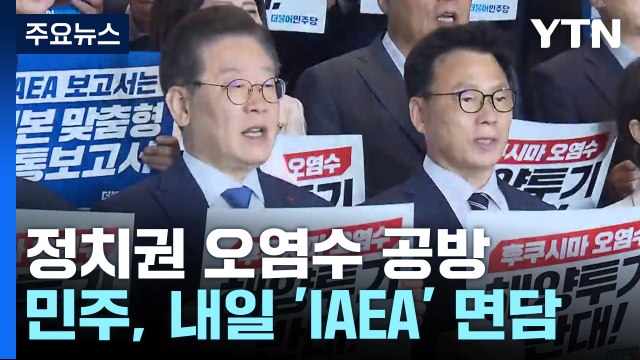 민주, IAEA 사무총장 면담...여 공항시위, 국제 망신 / YTN