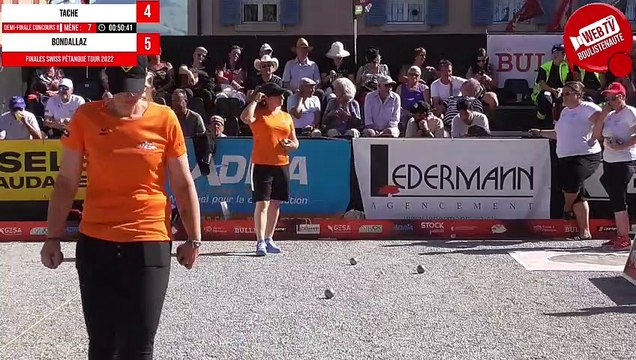 Mini Webtélé : Finales du Swiss Pétanque Tour à Bulle