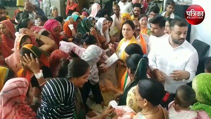 गोद भराई में गर्भवती महिलाओं दिए पोष्टिक किट