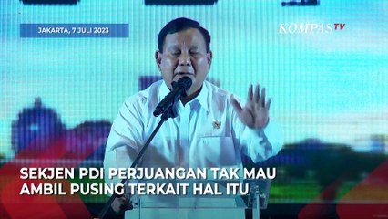 Kata Sekjen PDIP Hasto soal Relawan Prabowo Sambangi DPP Projo