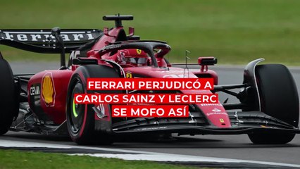 Ferrari “perjudica” a Sainz y para colmo Leclerc le dice esto por radio: muy feo lo del piloto monegasco