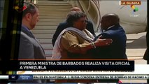 teleSUR Noticias 11:30 08-07: Primera ministra de Barbados realiza visita oficial a Venezuela