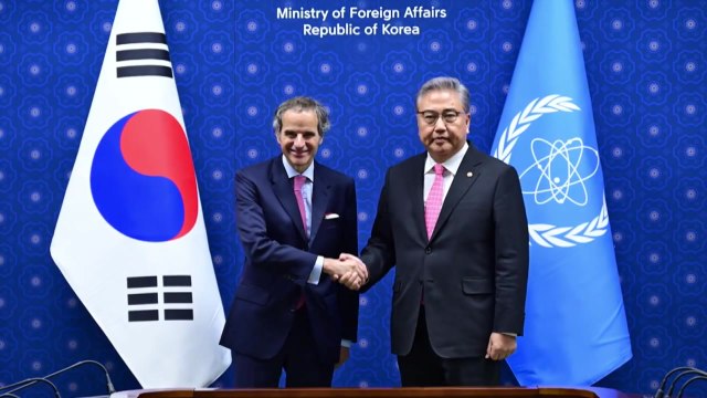 박진, IAEA 사무총장 면담... 국민 안심 위한 협조 요청 / YTN