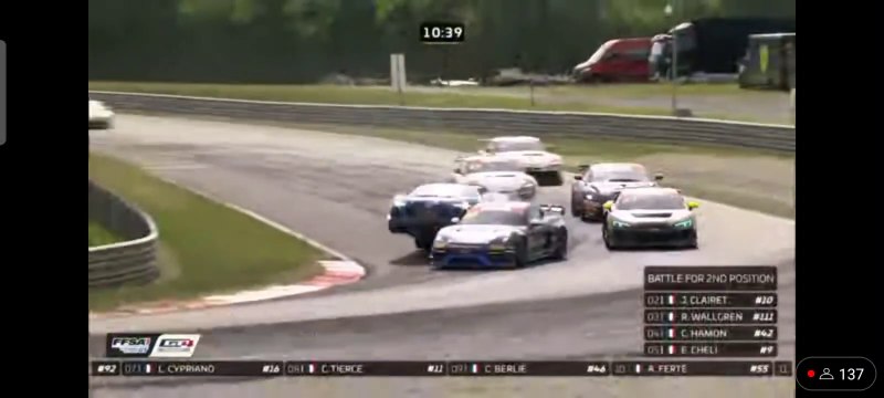 FFSA GT 2023 Val de Vienne Race 1 Epic Battle For 2ND Hamon Airborne