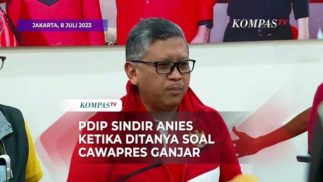 PDIP Sindir Anies Baswedan Ketika Ditanya soal Cawapres Ganjar