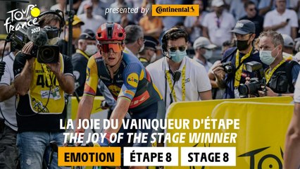 Winner's emotion - Stage 8 - Tour de France 2023