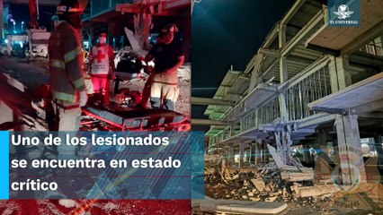 Colapsa construcción de hospital y deja 3 heridos