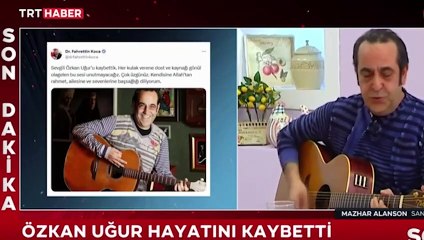 Mazhar Alanson, canlı yayında ağlamaktan konuşamadı