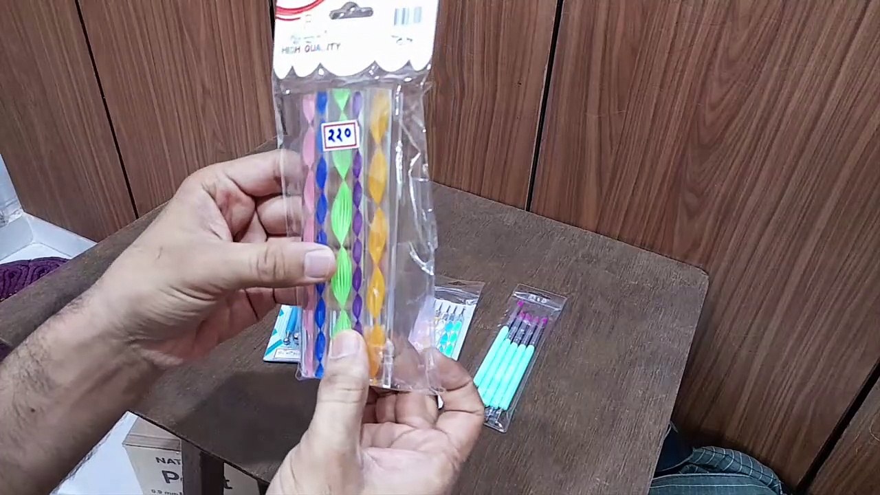 Unboxing and Review of Mandala Art Dot Painting Designer Acrylic Tools Set