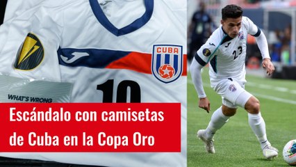Último escándalo de Cuba en la Copa Oro ¡Quitan las camisetas a los futbolistas!
