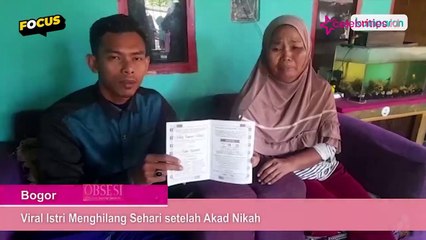 Viral Istri Menghilang Sehari setelah Akad Nikah