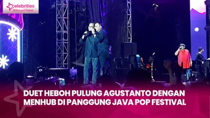Duet Heboh Pulung Agustanto dengan Menhub di Panggung Java Pop Festival