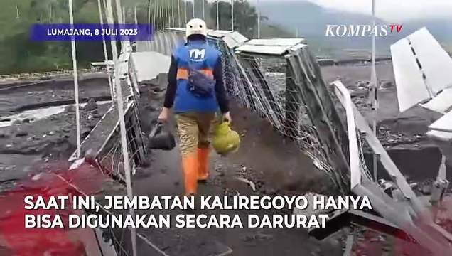 Begini Kondisi Jembatan Lumajang Pasca Diterjang Banjir Lahar Dingin Semeru