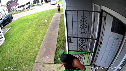 Boy Accidentally Breaks Window While Playing Soccer