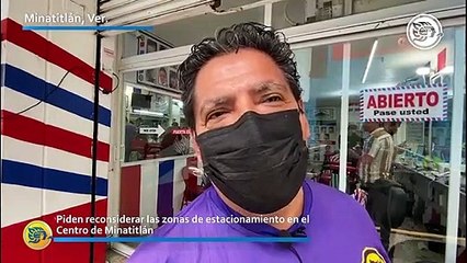 Piden reconsiderar las zonas de estacionamiento en el Centro de Minatitlán