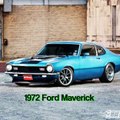 1972 Ford Maverick . Classic muscle cars show. سيارات كلاسيكيه