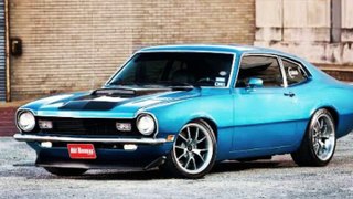 1972 Ford Maverick . Classic muscle cars show. سيارات كلاسيكيه