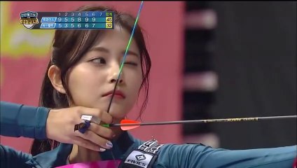 zuyu(TWICE) vs Irene(Red Velvet) - Match of archery goddesses