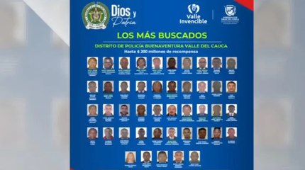 Estos son los hombres más buscados de los Shotas y Espartanos en Buenaventura