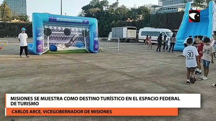 Misiones se muestra como destino turístico en el Espacio Federal de Turismo