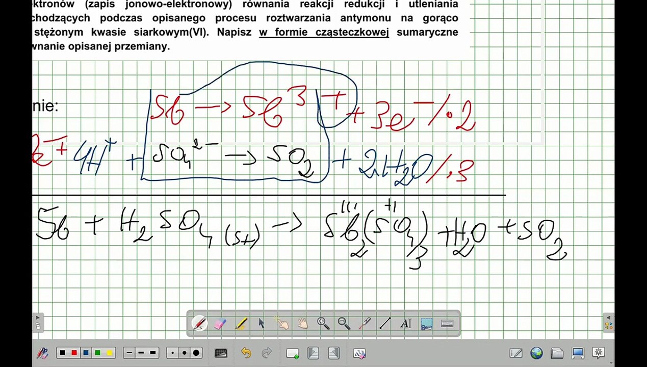 ZADANIE 19 CKE 2021 MAJ REDOX CZYTANIE ZE ZROZUMIENIEM KWASOWY. #chemia #chemistry