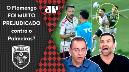 "ISSO AÍ FOI PÊNALTI, pô! O 'SISTEMA' estava DORMINDO?" Flamengo PREJUDICADO contra o Palmeiras?