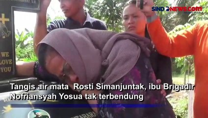 Peringati Satu Tahun Kematian Brigadir Yosua, Tangis Sang Ibu Tak Terbendung