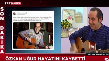 Mazhar Alanson, Özkan Uğur'un vefatı sonrası canlı yayında ağlamaktan konuşamadı