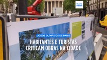 Habitantes e turistas queixam-se das obras em Paris