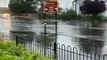 Flash flooding on Chester Road in Erdington in Birmingham