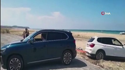 Bataklığa saplanan cipi Togg kurtardı