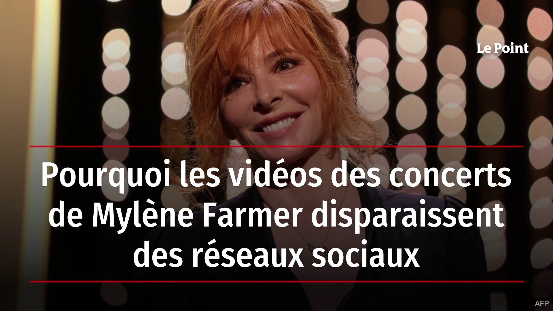 Pourquoi les vidéos des concerts de Mylène Farmer disparaissent des réseaux  sociaux - Vidéo Dailymotion