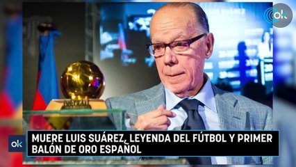 Muere Luis Suárez, leyenda del fútbol y primer Balón de Oro español