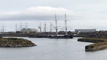 Hartlepool Tall Ships Leave Port