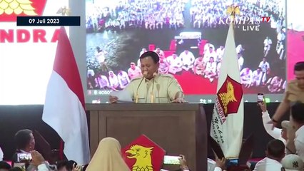 Download Video: [FULL] Pidato Prabowo saat Konsolidasi Partai Gerindra, Puji Jokowi Hingga Beri Pesan ke Kadernya