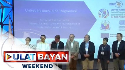 Mahigit 40 gov't doctors at ibang awtoridad, sumalang sa 5-day training sa forensic pathology sa ilalim ng UN Special Rapporteur