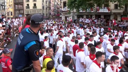 Domingo y San Fermín, sinónimo de multitud en el encierro